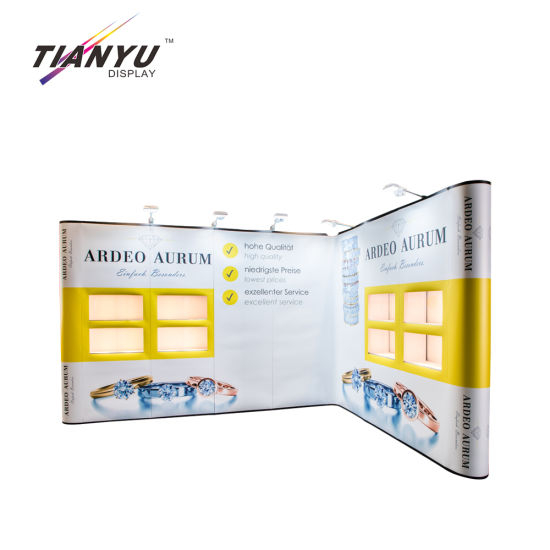 Termurah Harga Fabric Pop up Tampilan / Fabric Banner Dinding 3 * 3