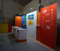 20ft Fabric Ketegangan Tampilan Aluminium Dinding Exhibition Booth