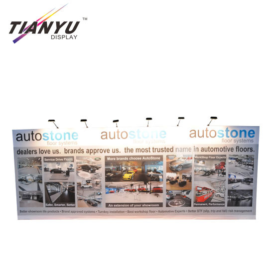 Cina Produsen High Quality Hot Sale musim semi Tampilan Pop up Banner Berdiri