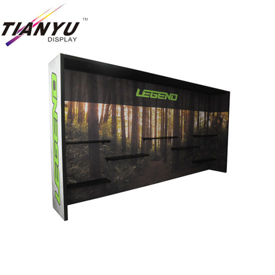 Gratis Standing LED Light Box Backlit Trade Show Pameran Booth