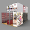 4X8m Trade Show Berdiri Mudah Merakit Portabel Modular Kustom Pameran Booth Desain