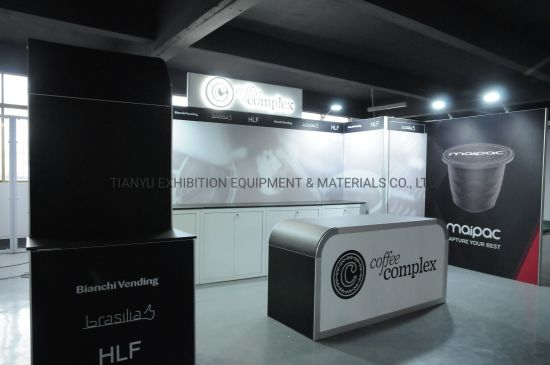 Quick Setup Aluminium 10x10 Portabel Tradeshow Tampilan Berdiri Pameran Trade Show Booth