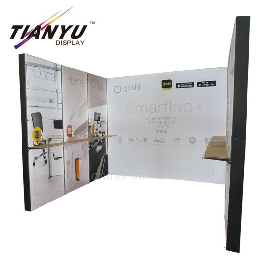 Tian Yu Tawarkan Portabel Aluminium 10X10FT Exhibition Booth dengan One Side Terbuka