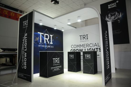 Pameran Dome Portabel besar yang modern Aluminium Berdiri Trade Show Booth