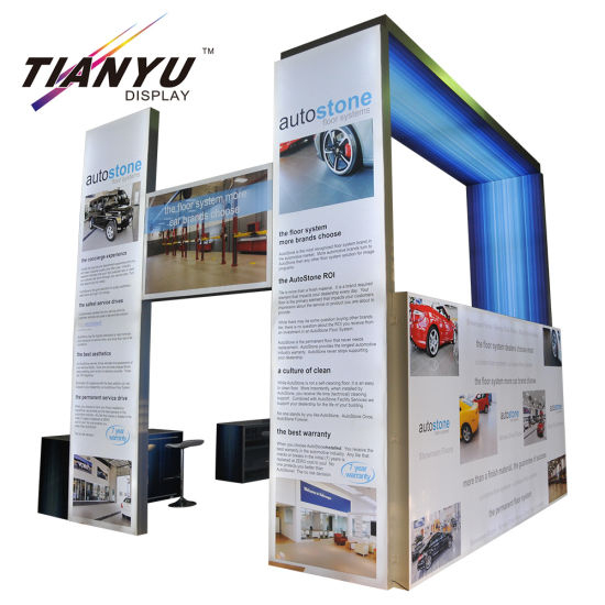 Pengiriman cepat 10x10 Pameran Modular Booth Tradeshow Booth 10x10