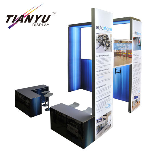 Pengiriman cepat 10x10 Pameran Modular Booth Tradeshow Booth 10x10