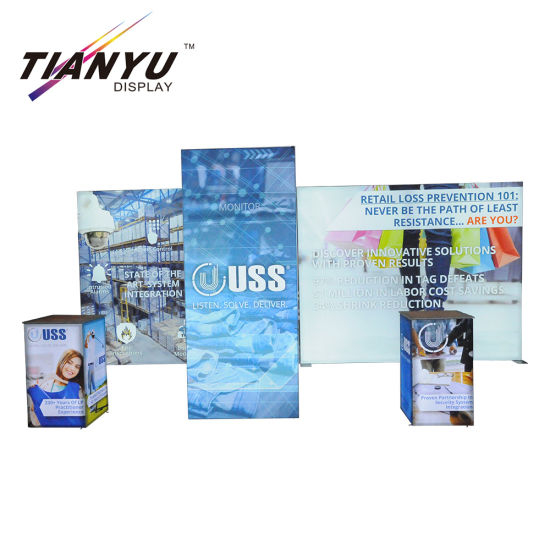 Produk baru Trade Show Booth Tampilan Surat LED Sign Tradeshow Tampilan Exhibition Booth