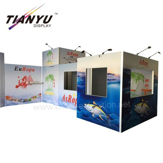 Tian Yu Penawaran Food Fair 7X8 Pameran Booth Display System Trade Fair Booth