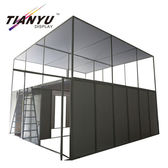 Aluminium Profil Exhibition Booth Desain / Trade Show Pameran / Banner Stand