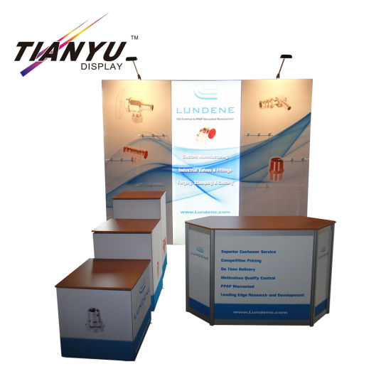 10ft Pameran Portabel Booth 3X3 Booth Tampilan untuk Trade Show