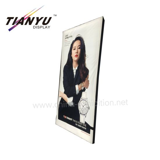 Besar Merek Penayangan Iklan Seg Lightbox Aluminium Fabric Ketegangan Bingkai