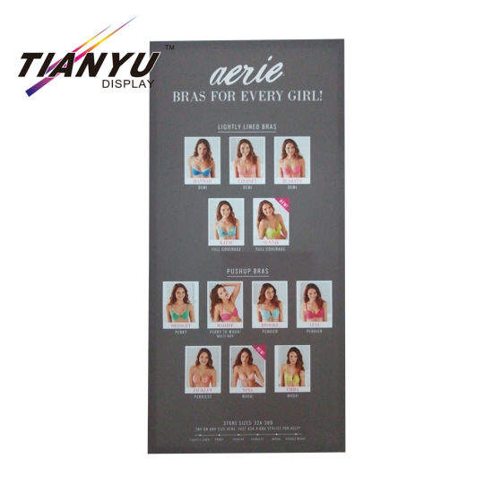 Tianyu Indoor Pameran Fabric Retail Led Light Box dengan Hanging Bar