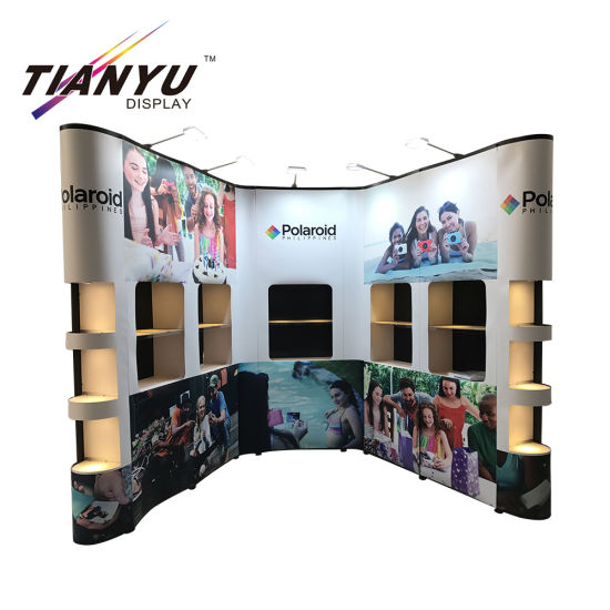 Aluminium Pop Magnetic up Banner Berdiri Tampilan Rack