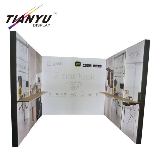 10X10FT Standard modern Trade Show Pameran Booth untuk Expo
