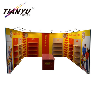 3mx3m Disesuaikan Aluminium China Standard Trade Show Booth Tampilan Berdiri Exhibition Booth