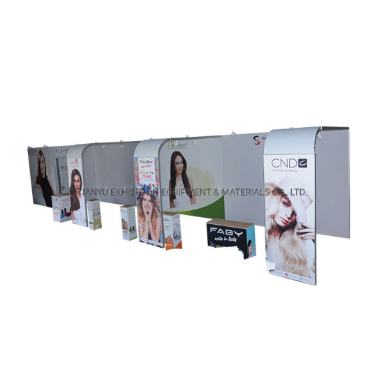 Gaya baru Mudah Mengatur Dinding Print 3X3 Ukuran Shell Skema Stand Booth