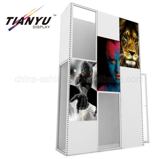 Disesuaikan 3X3, 3X6, 6X6m Trade Show Booth Layar Video Wall dengan M Series Bingkai