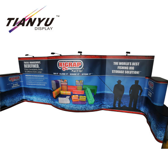 Harga Murah 3X4 Aluminium Alloy Poster Stand, pop up berdiri