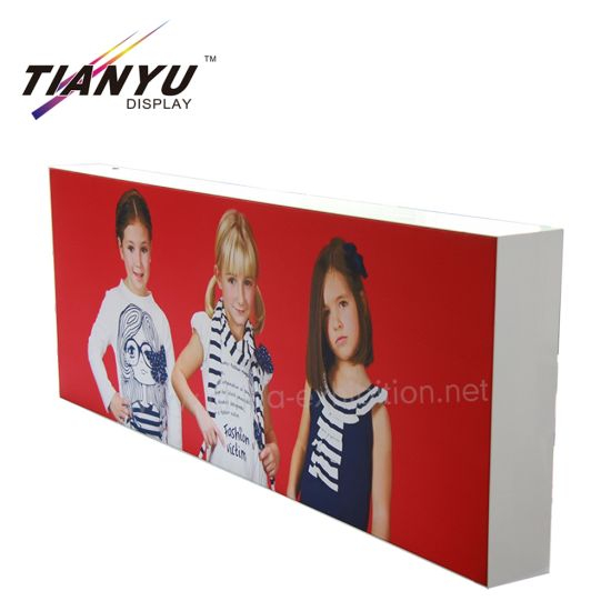 Rectangle Square Luxury Toko LED Billboard Aluminium Fabric Tekstil Light Box