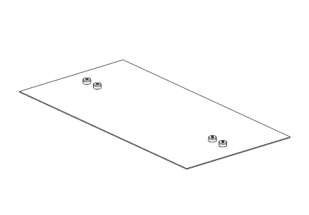 Logam Penguatan Foot (double Sided)