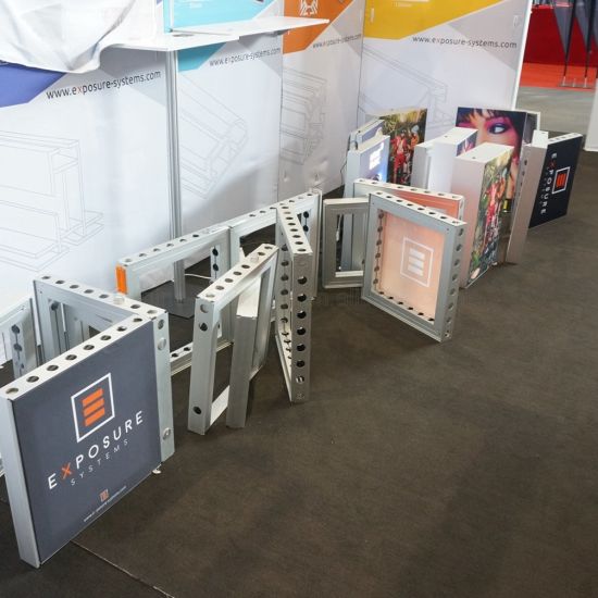 Bahan Booth Pameran Ringan Modular dalam Aluminium
