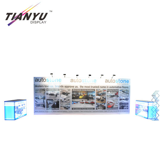 Kustom Percetakan Pop up Frame Masuk Pameran Banner Vertikal Iklan Folding Pop up Banner