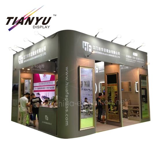 Stand Custom Reusable Booth Modular dan Tool-less Smart Aluminium Trade Show Stand