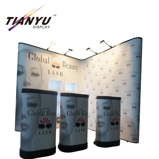 Logam Folding Pop Magnetic up Tampilan Berdiri Banner