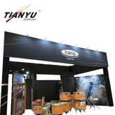 Portabel Aluminium Standard Pameran Booth / Pameran berdiri